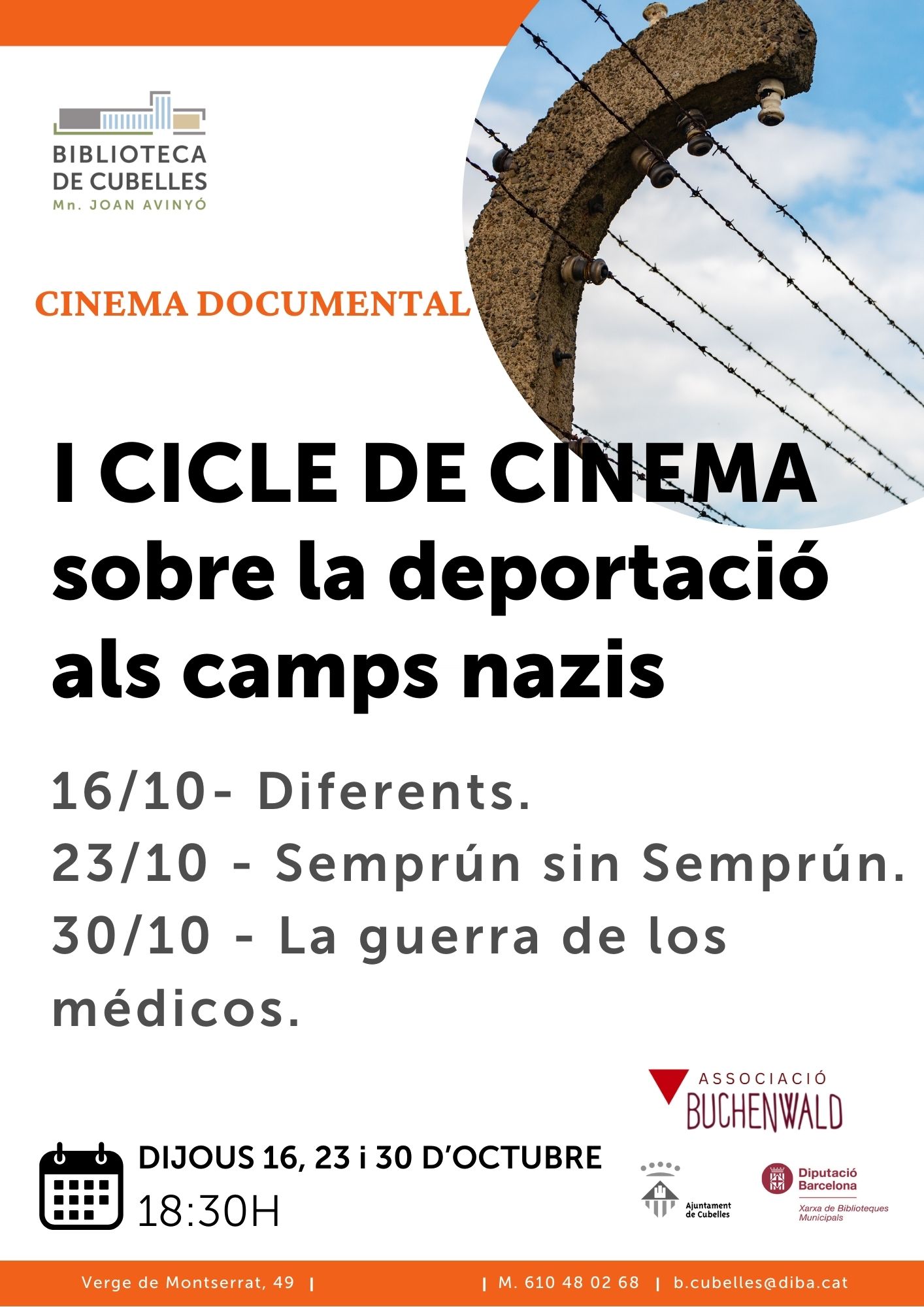 Cicle de cinema sobre la deportació als camps nazis: Semprún sin Semprún