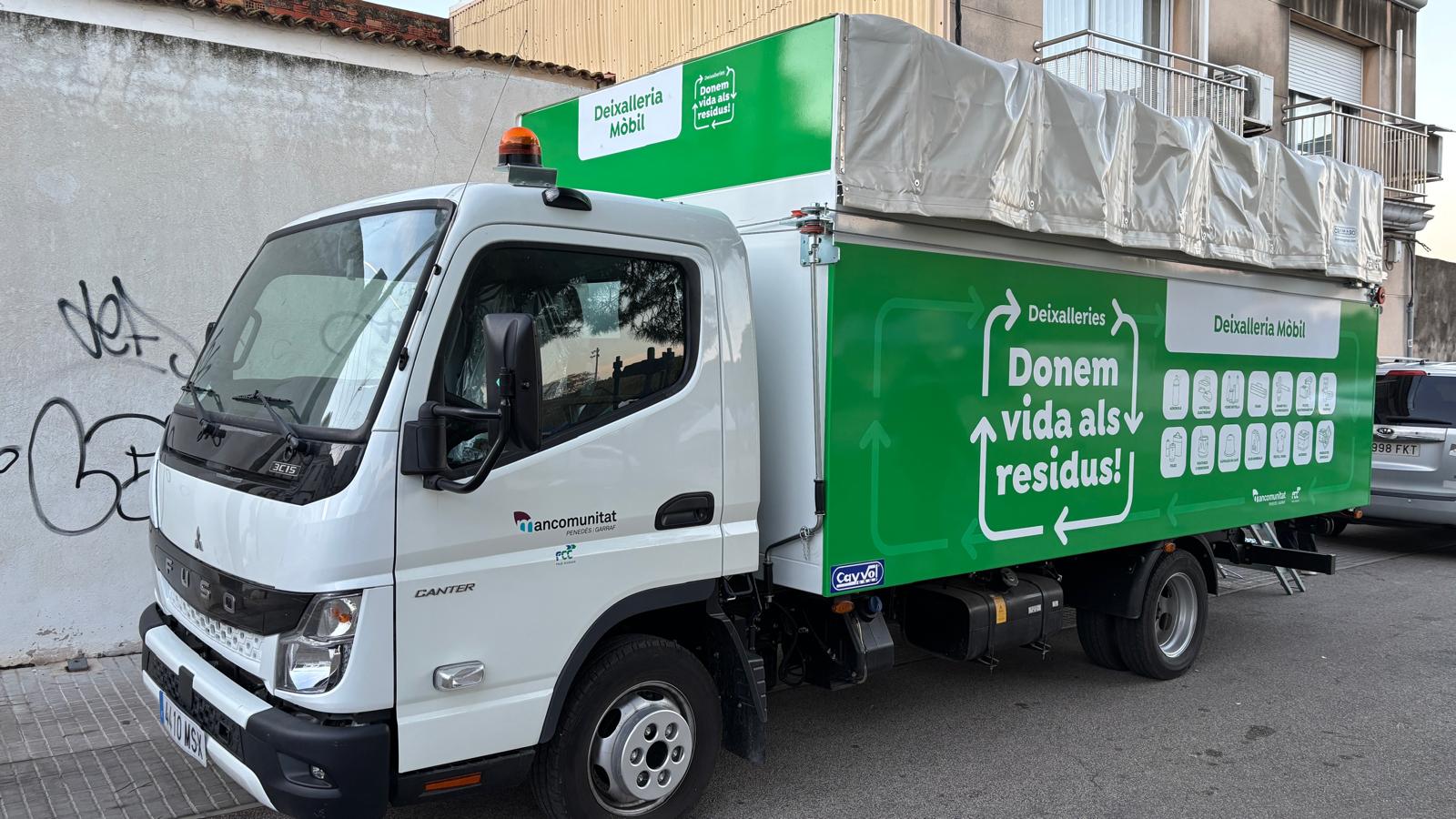 La deixalleria mòbil amplia el servei amb una nova franja els dimarts a la tarda 