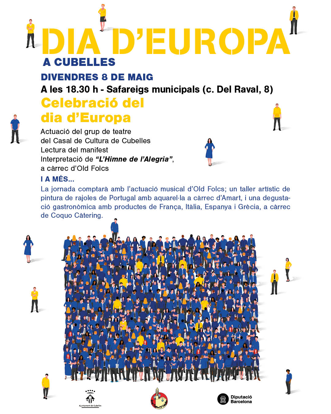 Cubelles celebrarà el Dia d’Europa amb activitats obertes a la ciutadania