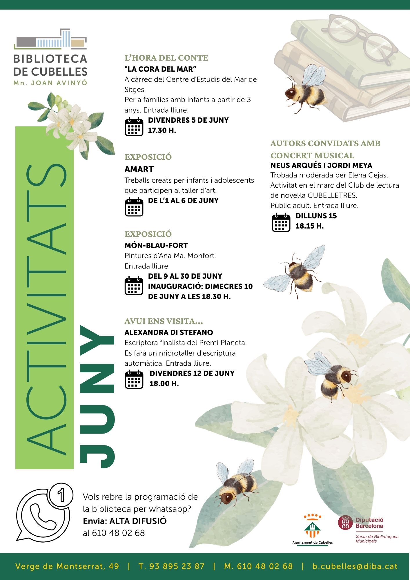 Programa d’activitats Juny Biblioteca