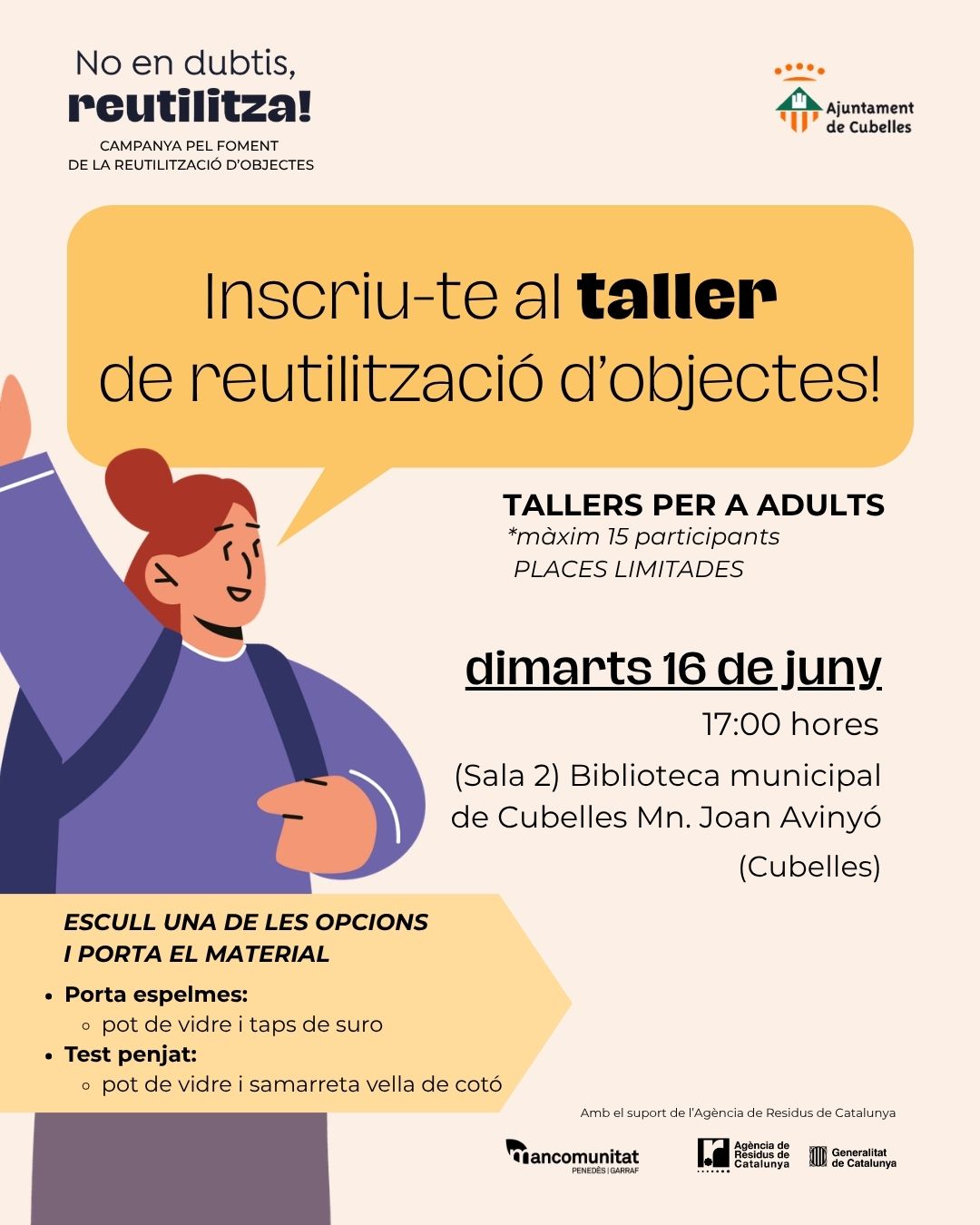 Taller: «No en dubtis, reutilitza!»
