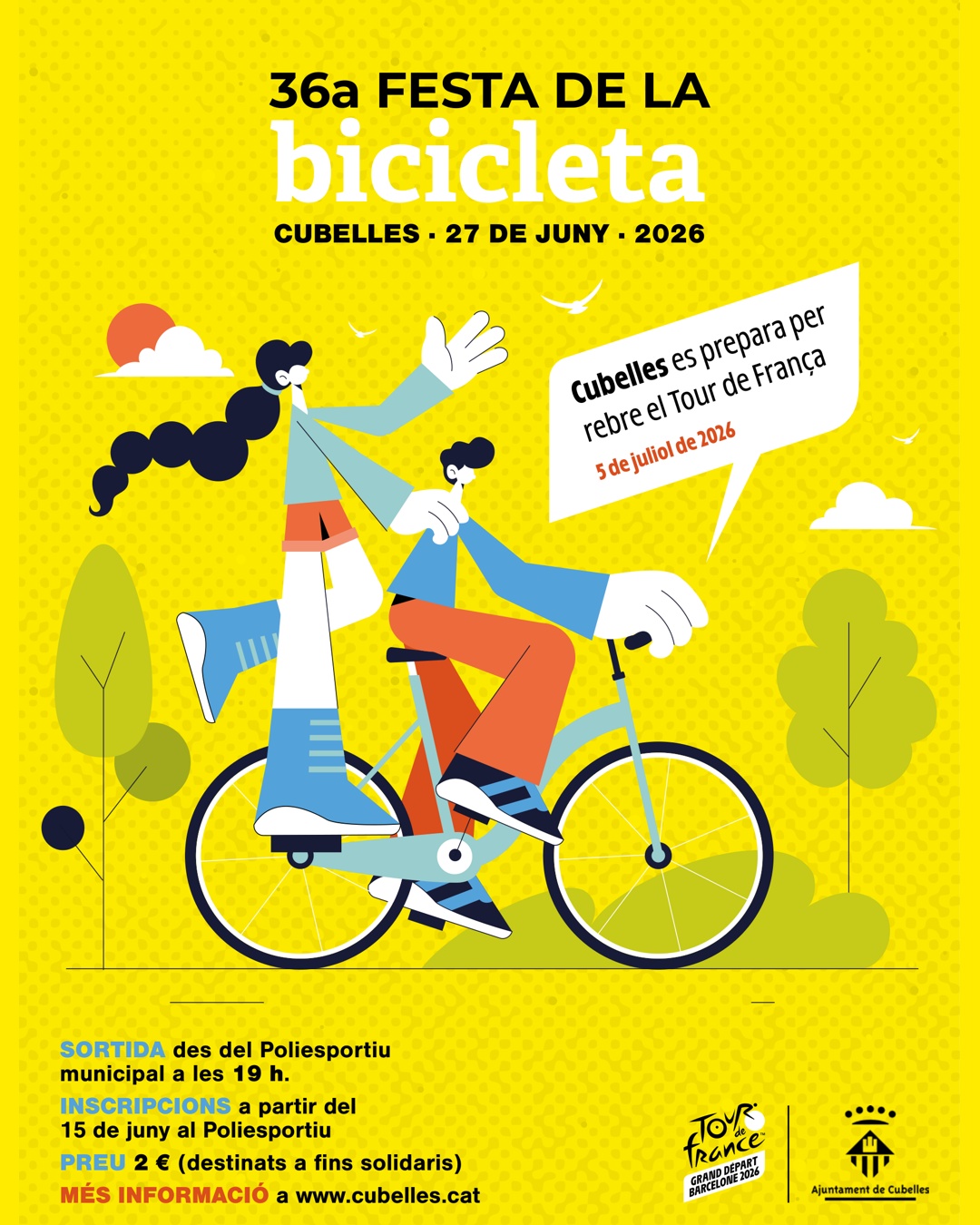 La Festa de la Bicicleta celebra la seva 36a edició amb el Tour de França com a protagonista