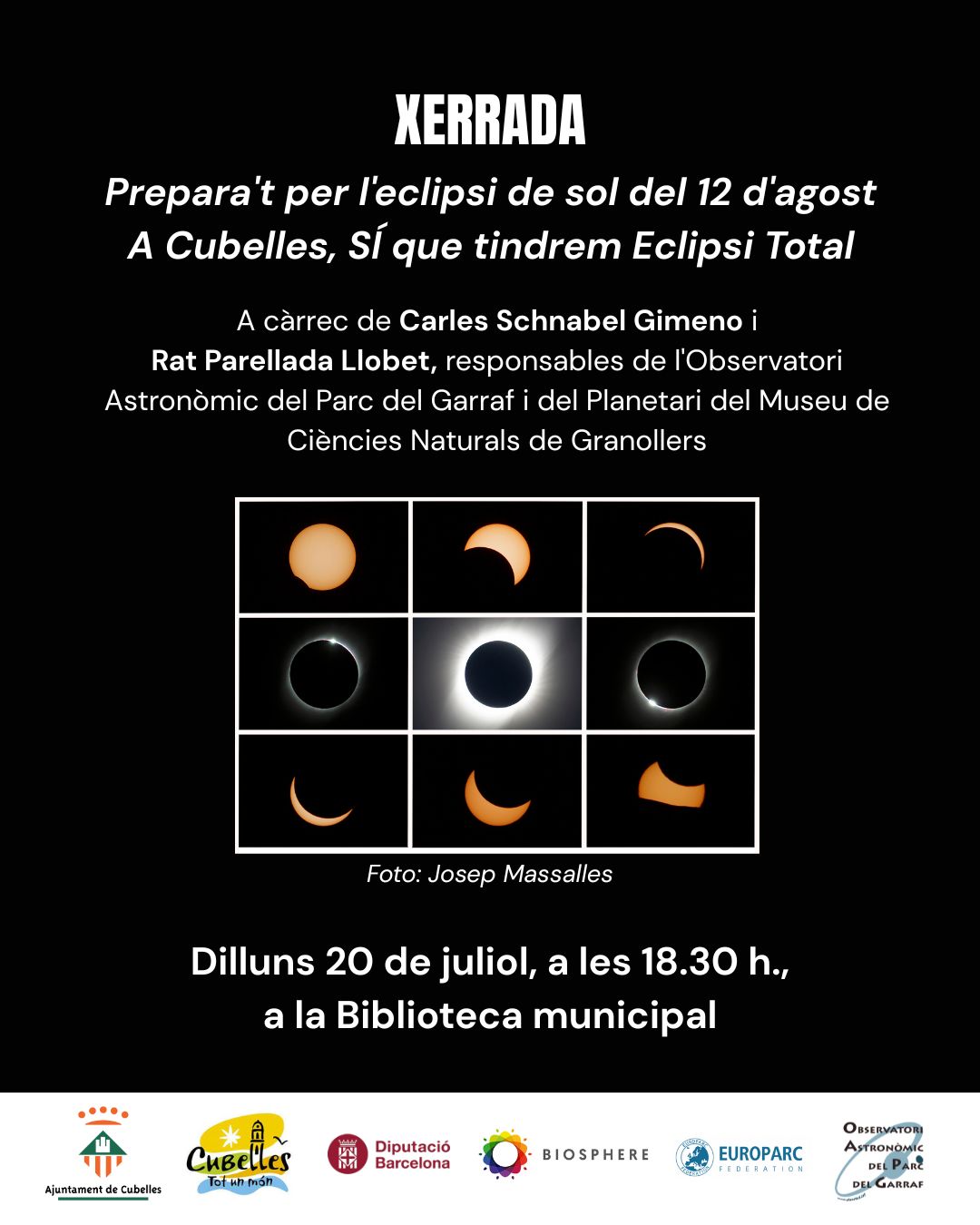 Prepara’t per l’eclipsi de sol del 12 d’agost