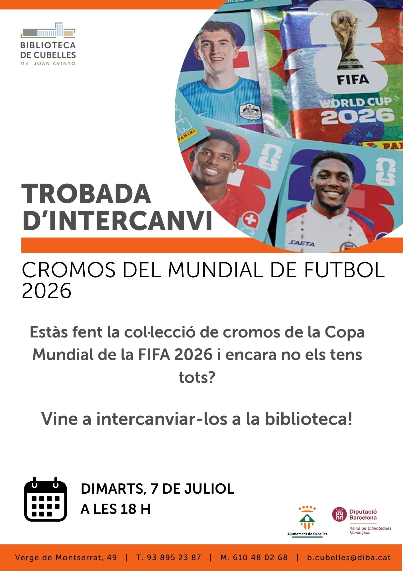 Trobada d’intercanvi de cromos