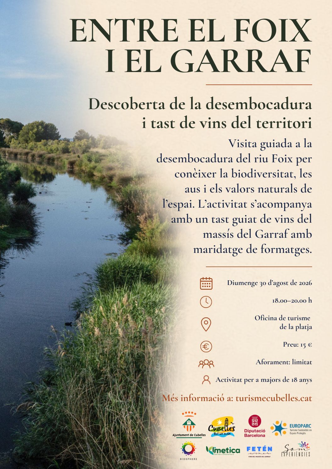 Descoberta de la desembocadura i tast de vins del territori