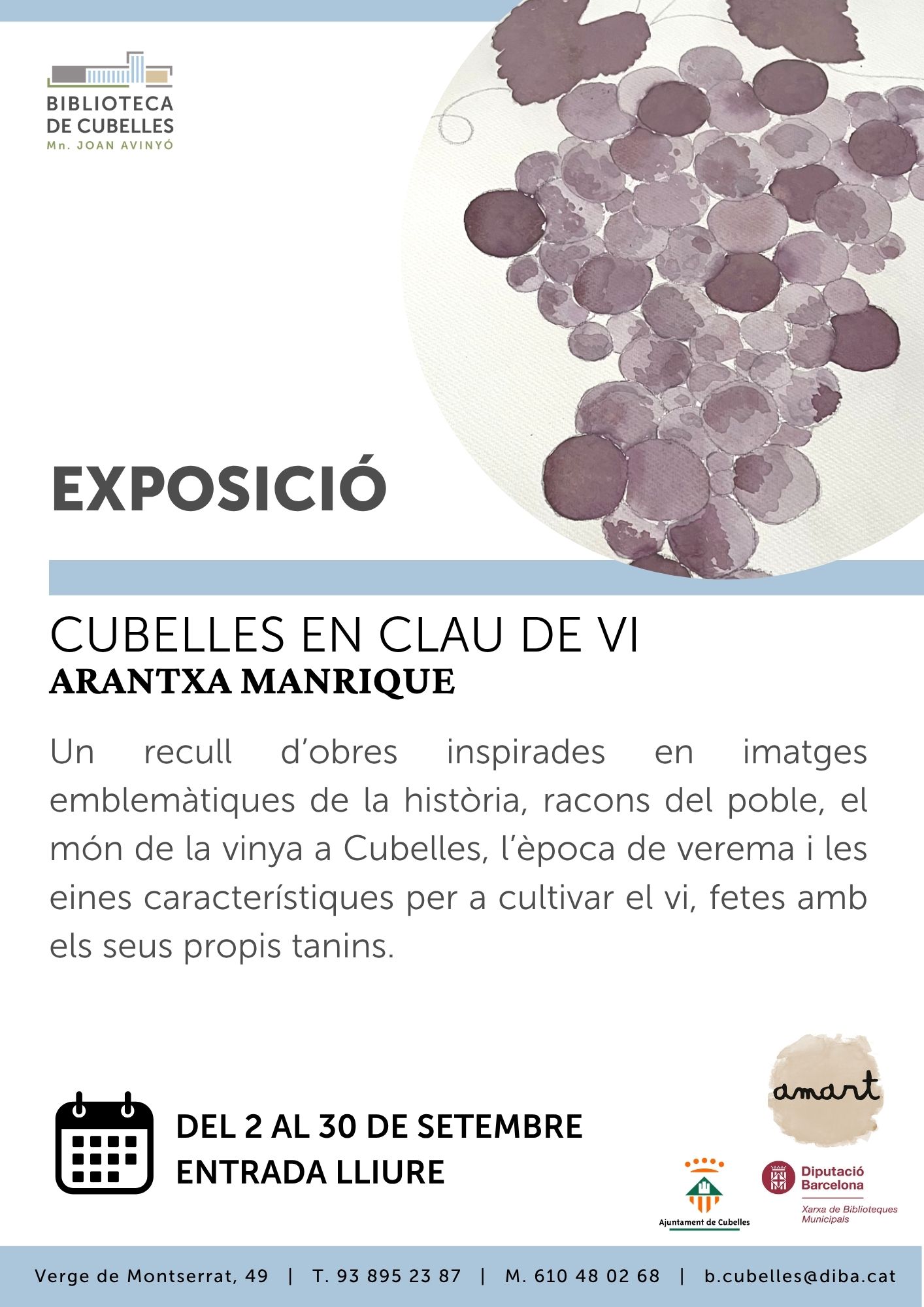 Exposició: «Cubelles en clau de vi»