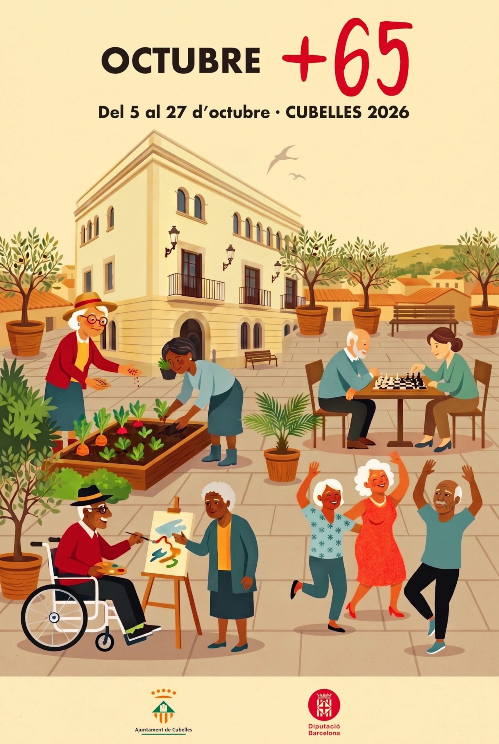 Cubelles celebra l’Octubre +65 amb un ampli programa d’activitats dedicat a la gent gran